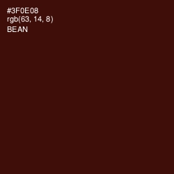 #3F0E08 - Bean   Color Image
